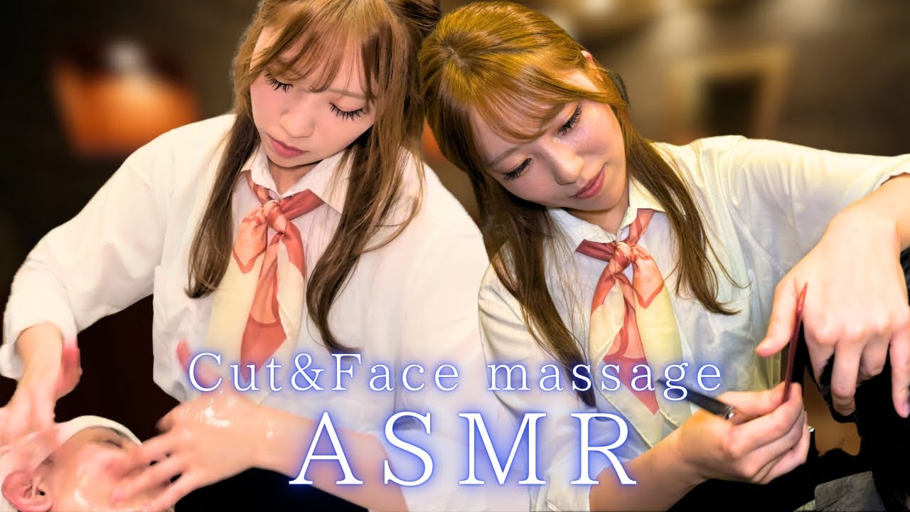 【ASMR】【表参道】贅沢マッサージ×カット体験｜高級理容室で至福の時間