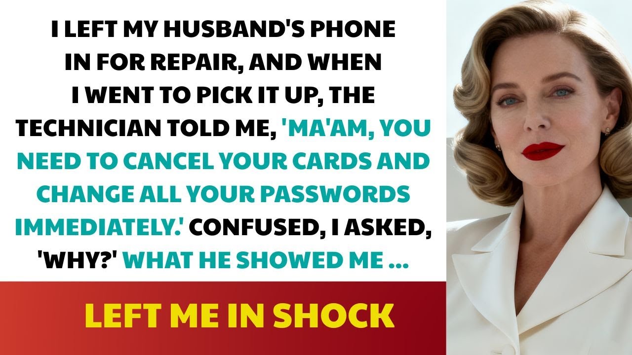 Cancel Every Card And Change The Locks,” The Technician Warned When I Brought My Husband’s Phone In