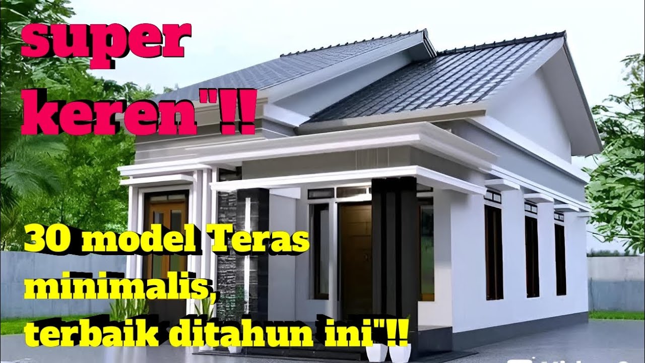 30 model Teras minimalis terbaik di tahun ini,