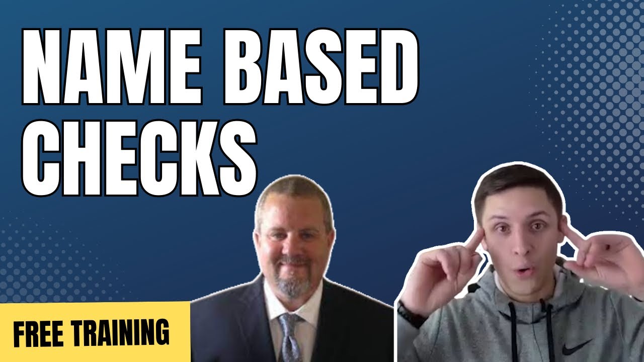 Start A Background Check Business (A Name Based Training)