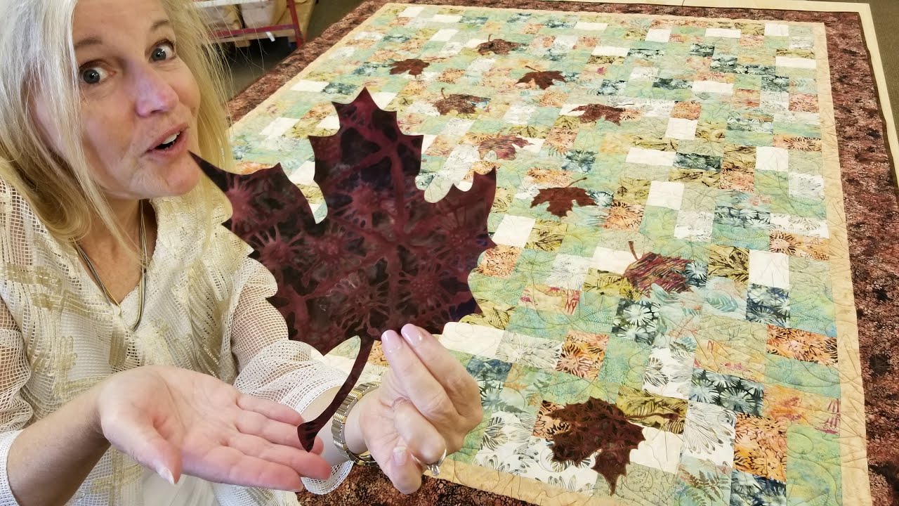 Pretty Leaves... Just A - HINT OF FALL!!! Quilting Fun For The Season!