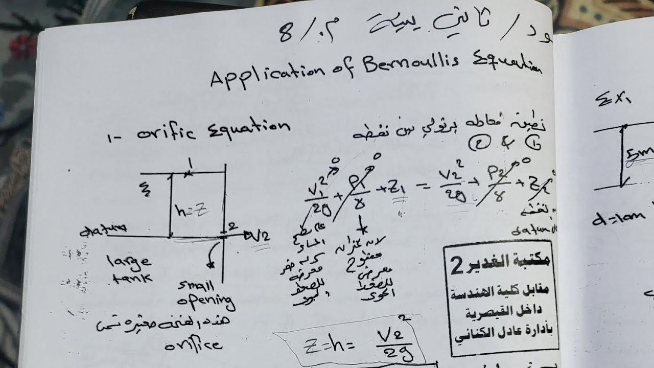 فلود تطبيقات برنولي 🌷