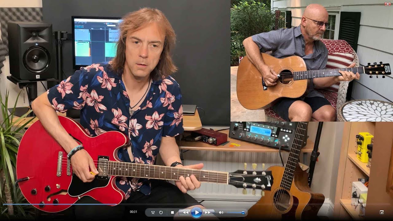 Andy Powell & Mark Abrahams Play 'Candlelight' From The 1976 Wishbone Ash Album 'New England'