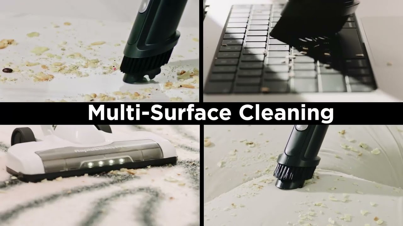 Eureka Vacuum Cleaner,Rapid Clean Pro Lightweight Cordless, High Efficiency Powerful Digital Motor.