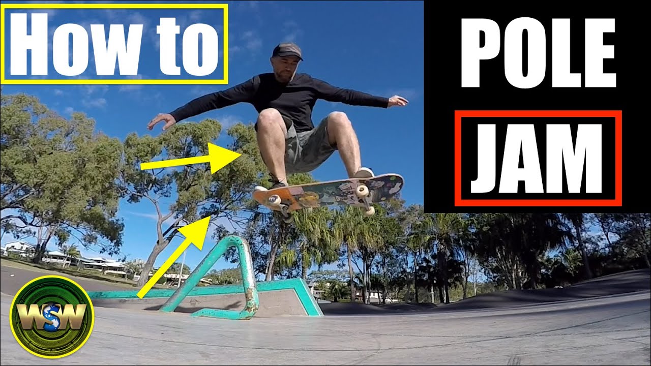 How to Pole Jam - (Skateboarding tutorial)