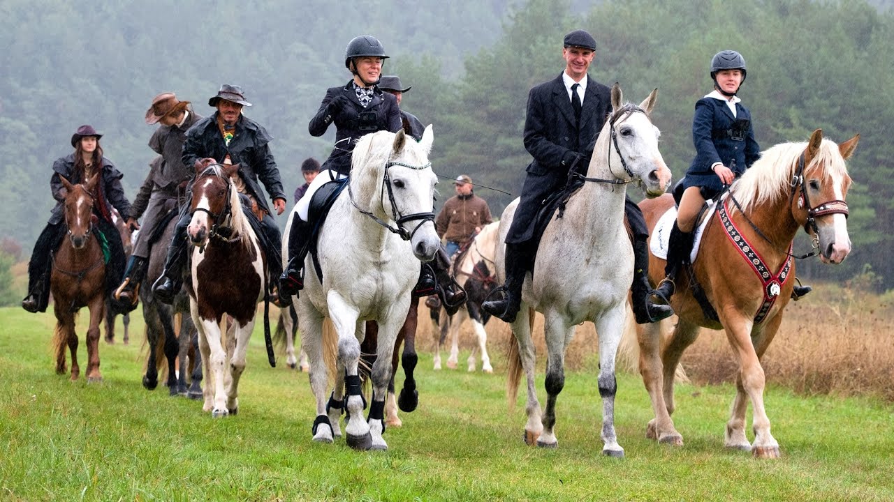 Hubertova jazda 2024 👑 parkúr a barrel racing | jazdenie - jízda na koni | videa o koňoch - koních