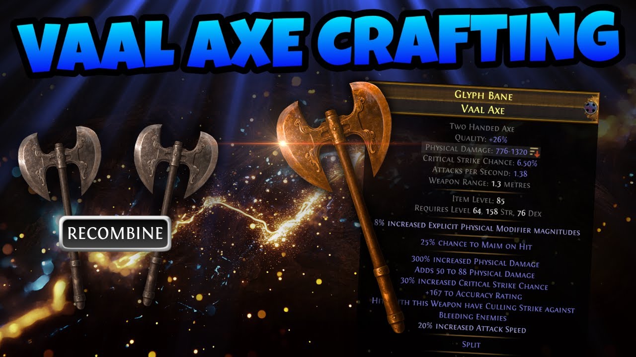How I Made A Mirror Crafting Axes | Budget and High-End Crafting Guide