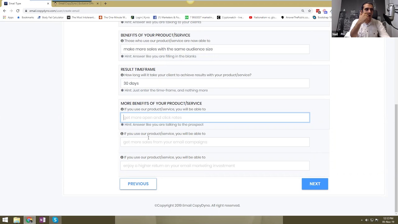 Create high-converting sales emails in minutes with Email CopyDyno