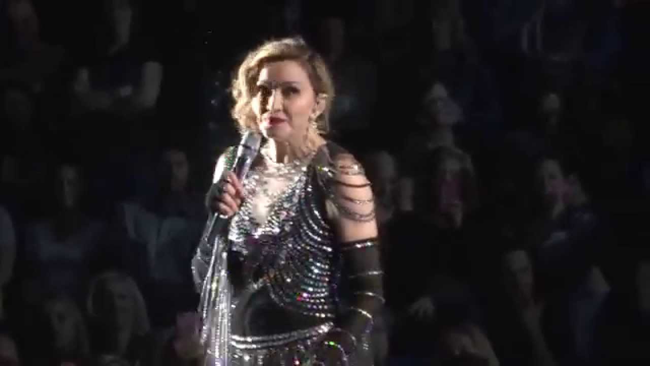 Madonna. Material Girl. Edmonton, Alberta. Rebel Heart Tour. October 12, 2015.
