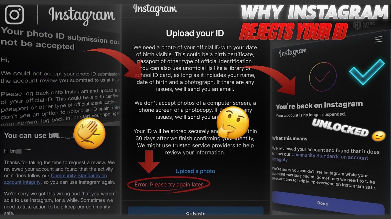 INSTAGRAM UPLOAD ID ERROR | PLEASE TRY AGAIN LATER FIX 2025 (SOLVE PROBLEM)