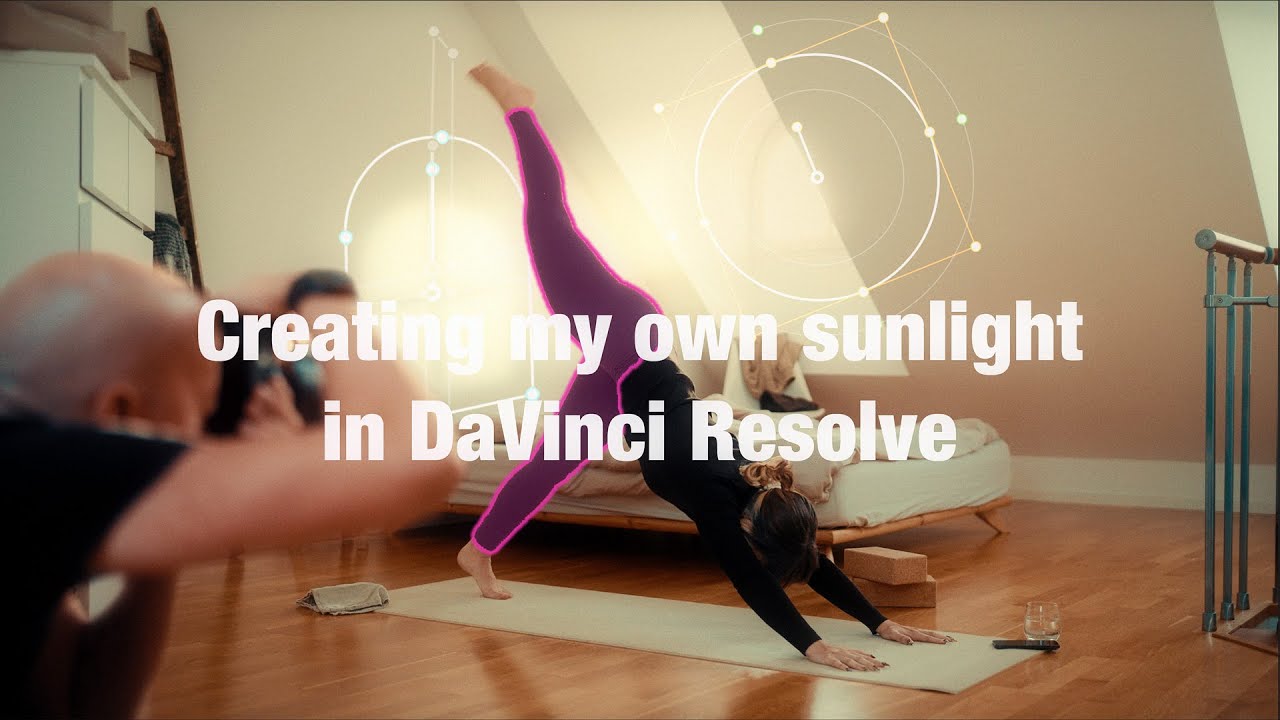 Создайте эффект солнечного света в DaVinci Resolve без использования киноосветителей!