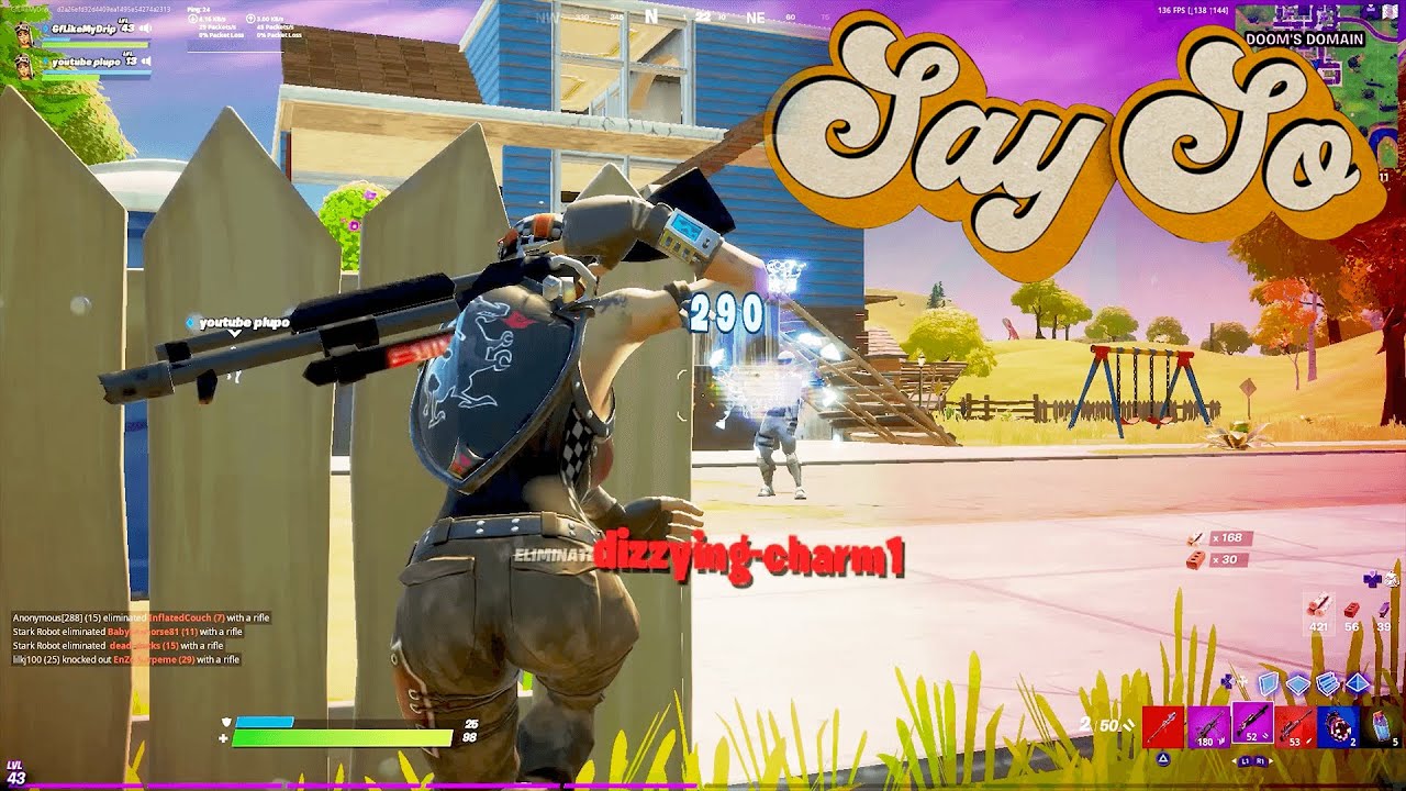 Say So 💘 (But Its Perfectly Synced) + Best Fortnite controller settings for Season 4 Chapter 2