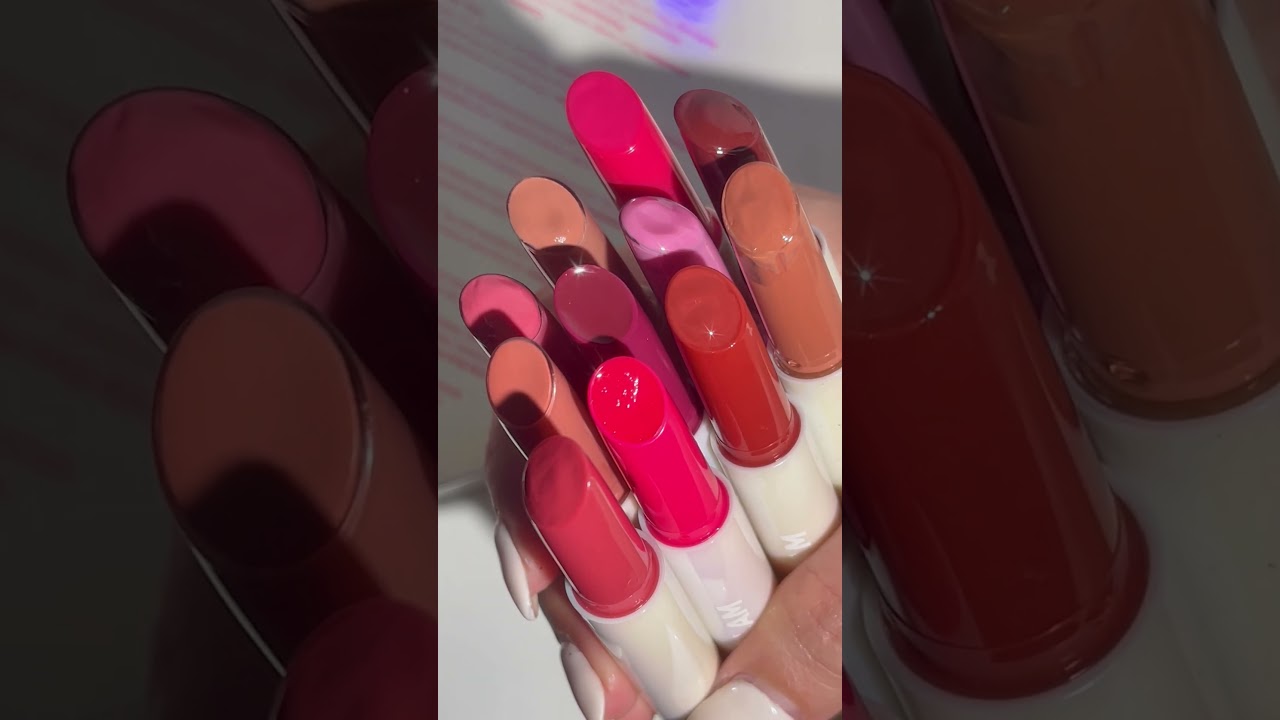 Swatches of our SHEGLAM Pout-Perfect Shine Lip Plumper set 💋
