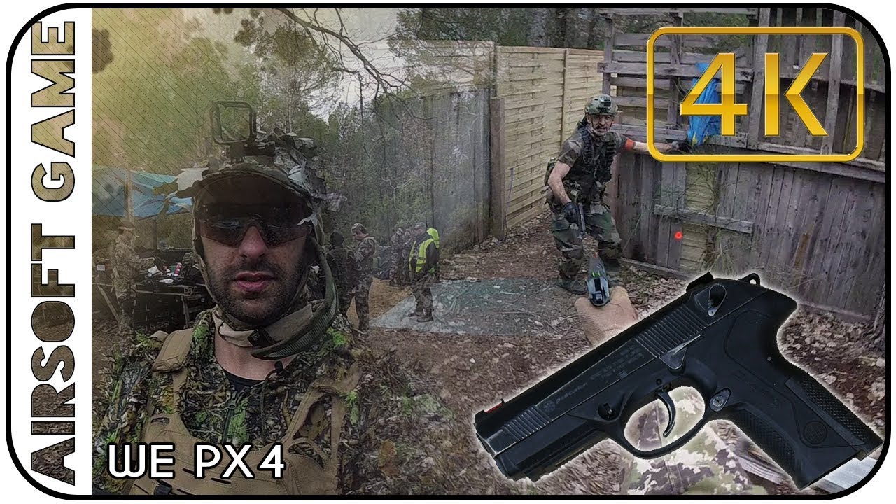 Airsoft Gameplay FR - RATS battlefield with WE PX4 - 4K