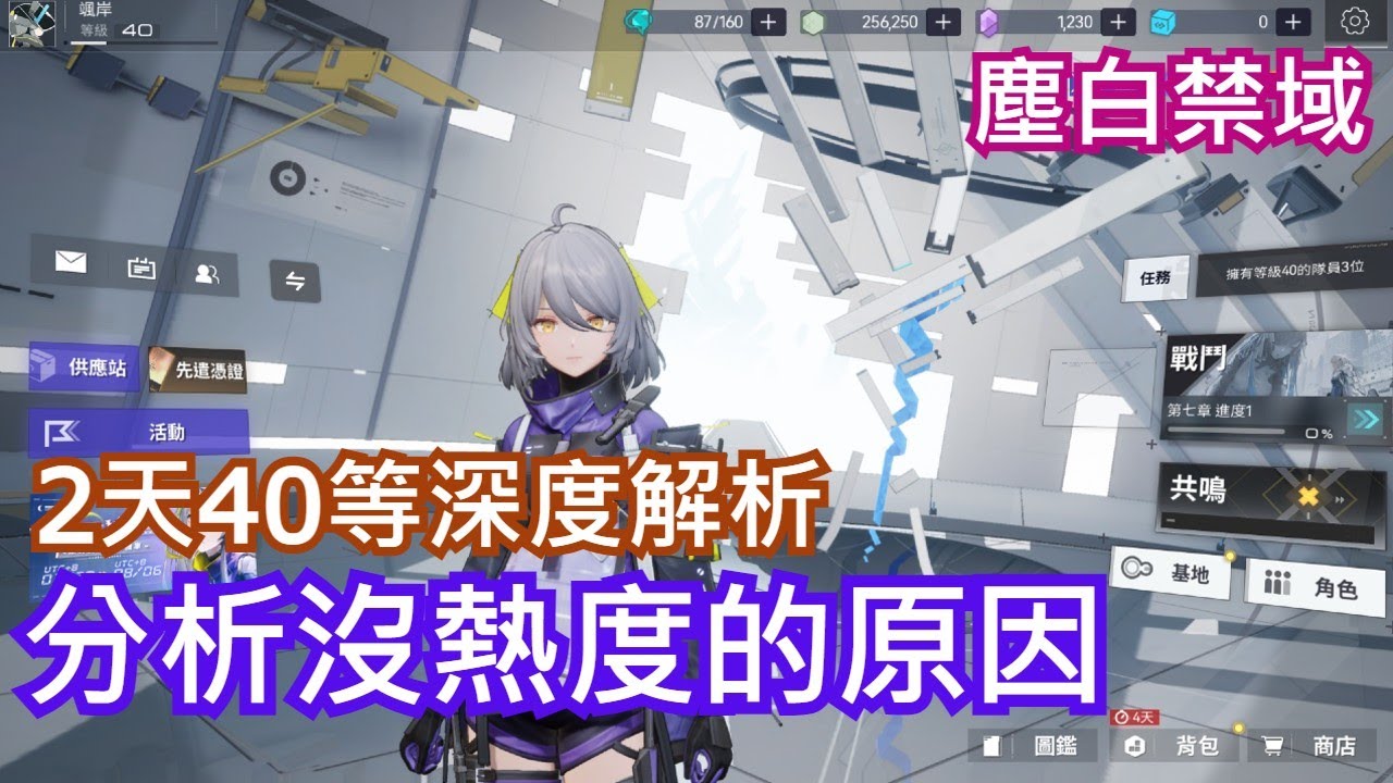 【塵白禁域】｜2天40等遊玩心得！開局哪把槍最實用！超實用支援組合！妹子不夠香？遊戲玩法不夠吸引？一次解析告訴你｜颯岸