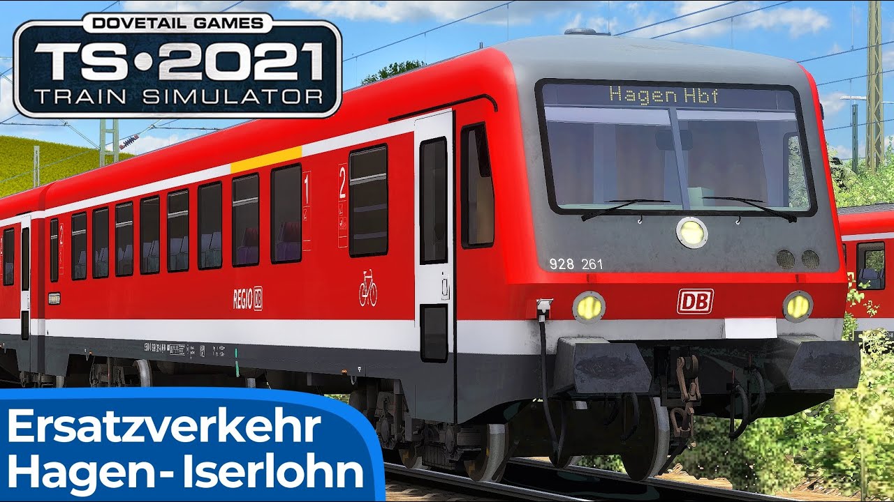 ERSATZVERKEHR: Dieseltriebwagen – Nahverkehr nach Iserlohn | TRAIN SIMULATOR 2021 | Hagen - Siegen