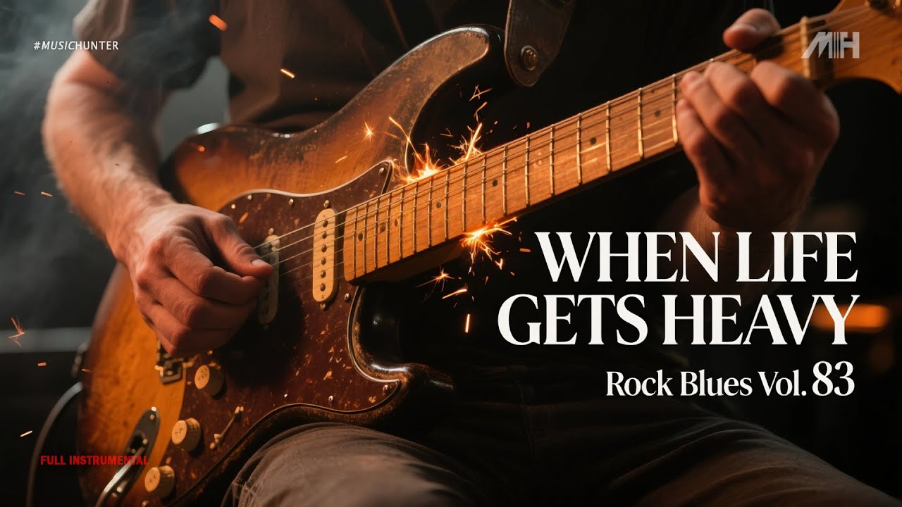 When Life Gets Heavy 🎸🔥 | Rock Blues Instrumental Vol. 83