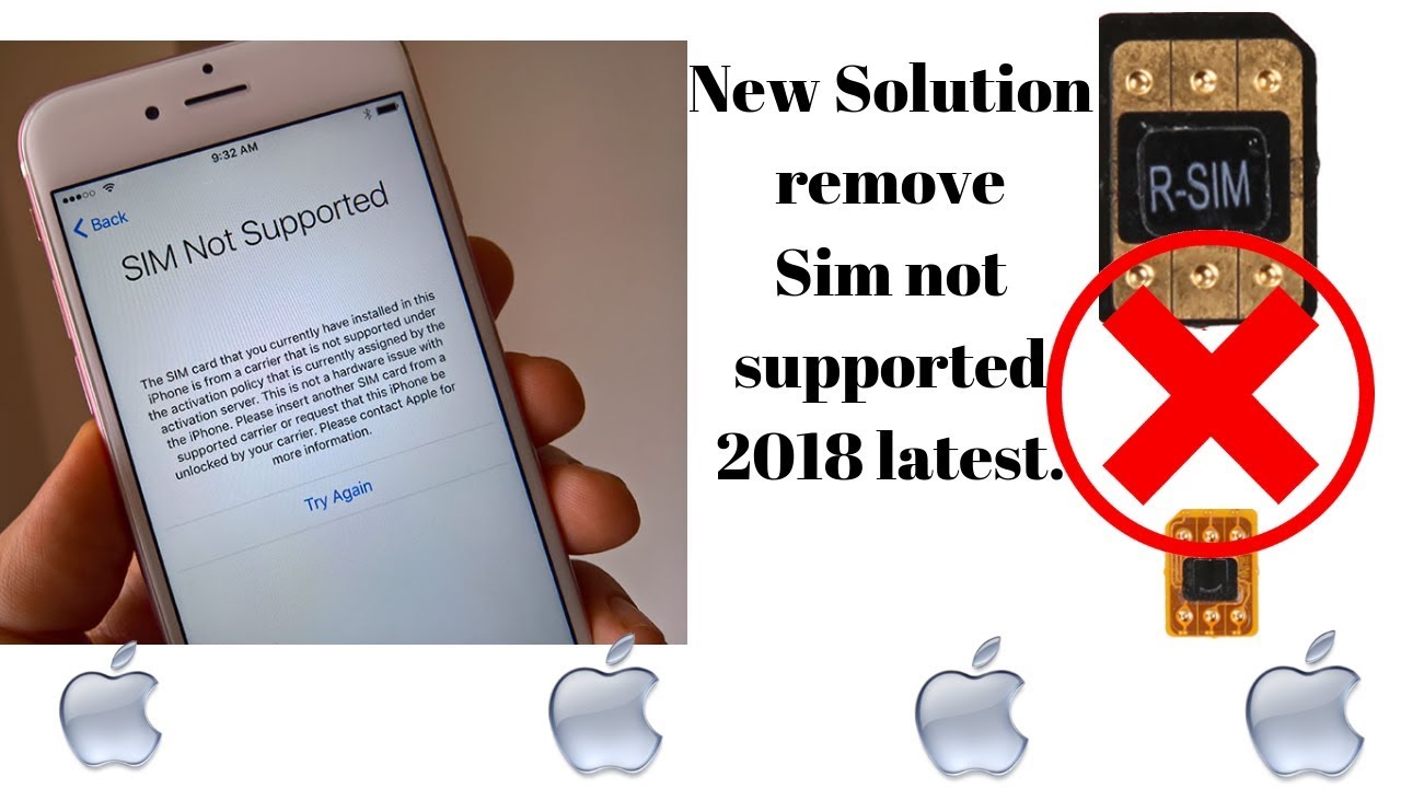 iPhone sim not supported solution 2018!No More Gevey Chip.