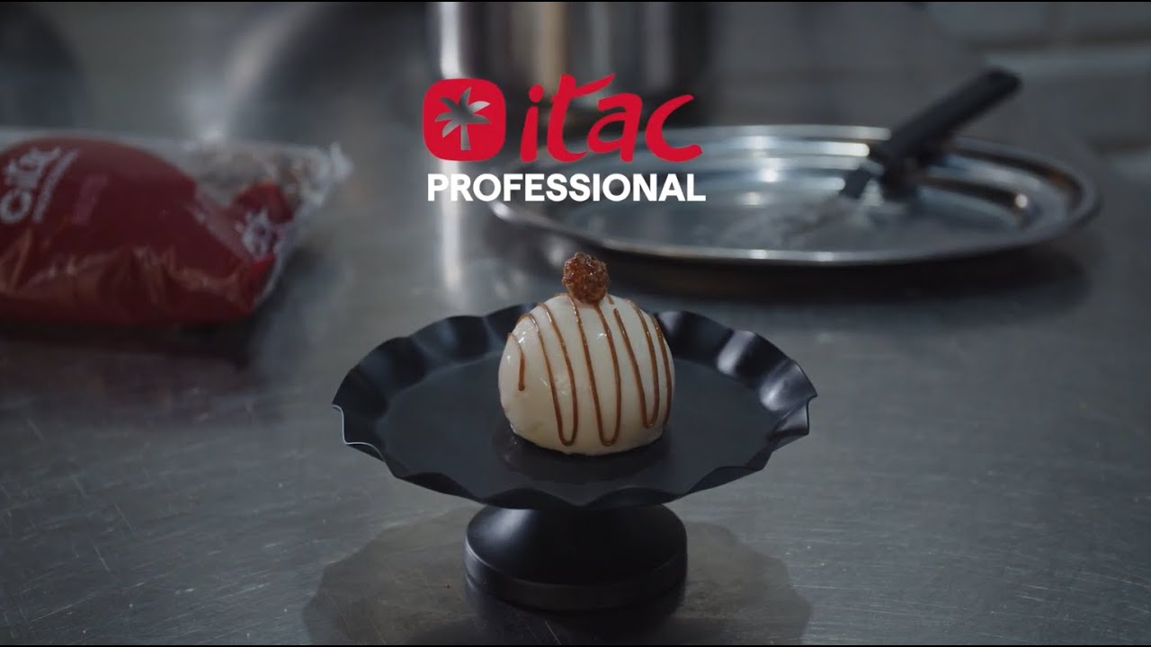 Mousse de chocolate blanco y AVELLANA by Germán Carrizo | Itac Professional