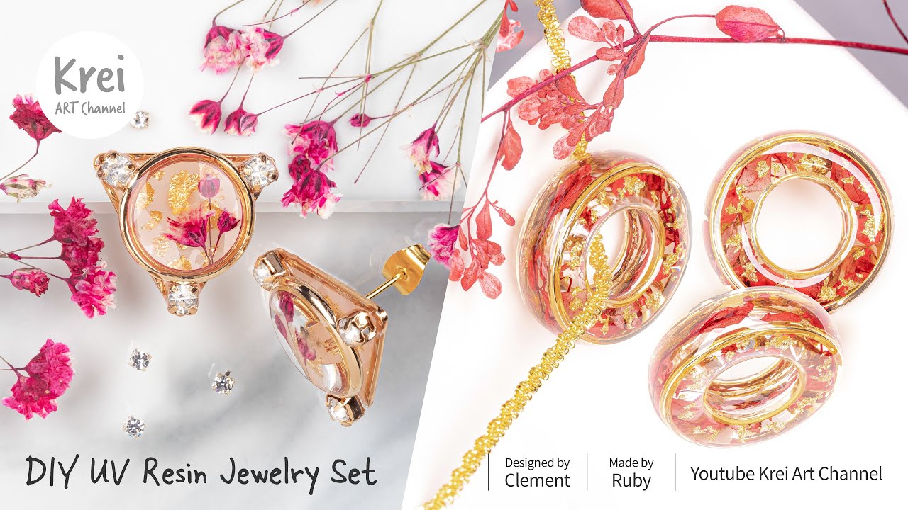【UVレジン】豪華なビューティーブラックコレクションセット〜♪  UV Resin-The Beauty of Luxurious Black Collection set!!
