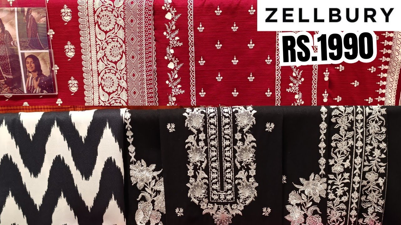 Zellbury New Winter Collection 2024 ll zellbury unstitched collection in Rs.1990 only 😱
