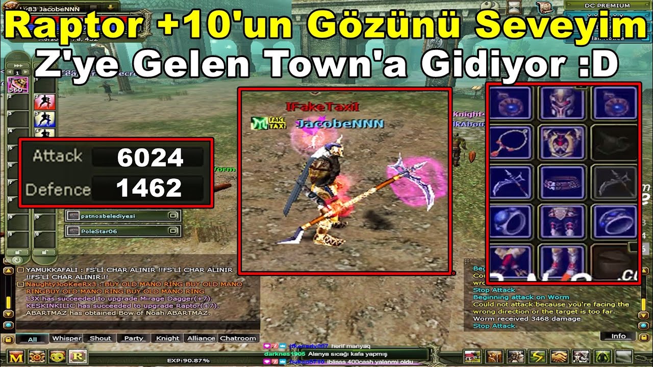DomenicoWacco | 6000 AP'li & Raptor +10'un Yeni Sahibi | Olan Charla PK'ya Çıkıyor! | Knight Online
