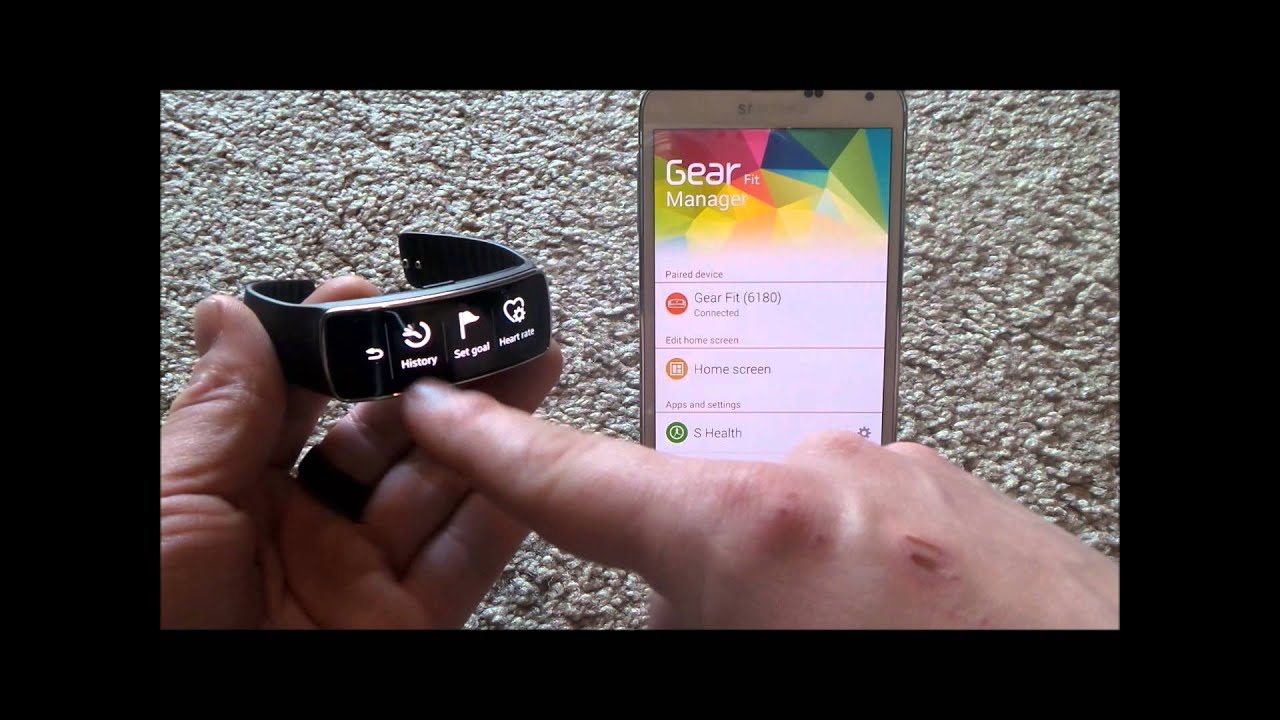 Samsung Gear Fit Tutorial