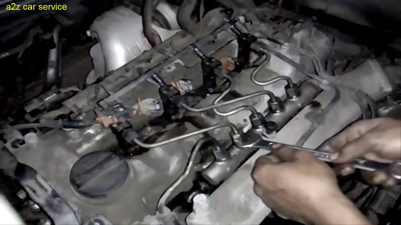 डीजल गाड़ी AIR लेने पार कैसे निकाले  ||engine fuel Injector air bleeding process