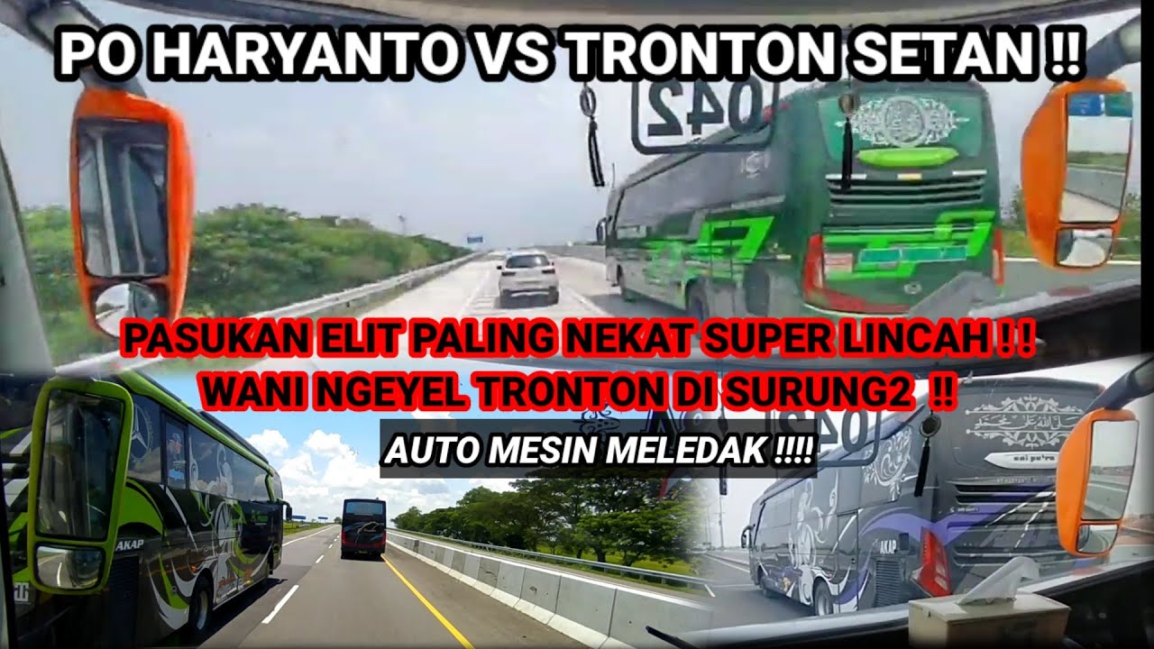 LIGA PAGI PARA PASUKAN ELIT PALING NEKAT !AKSI KETIKA DRIVER HR PALING TENGIL BIKIN SCANIA NGEGAS !!