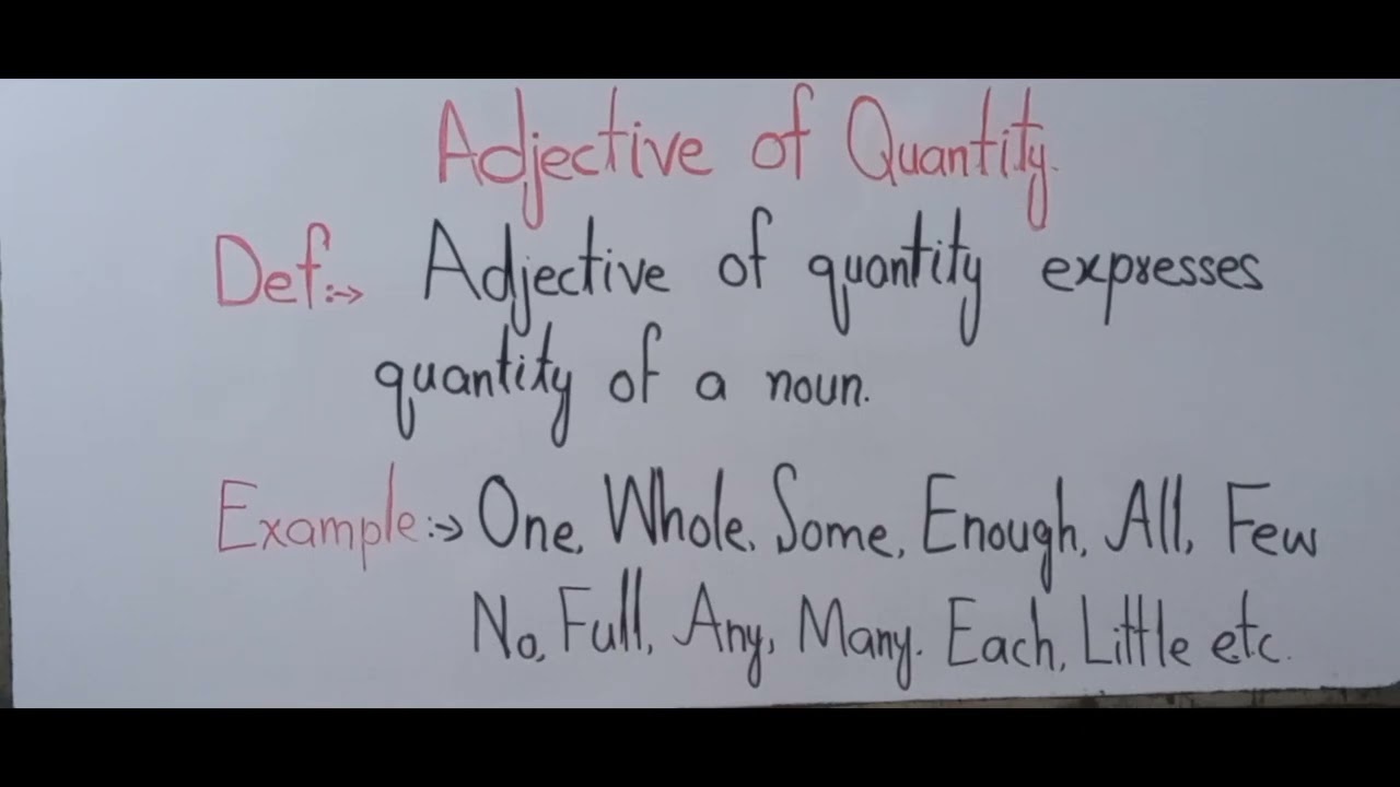Adjective of Quantity in easy way with maak learning time.( with Sindhi meaning. صفت مقدار)