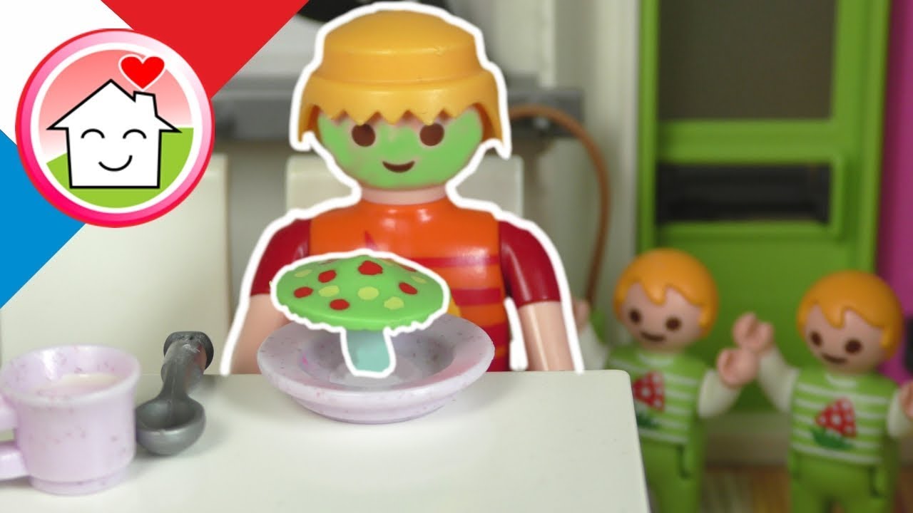 Playmobil en francais Paul et Alex et le champignon - La famille Hauser