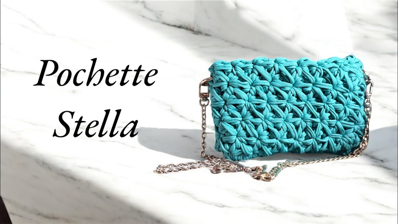🎀 Tutorial Pochette Punto Stella | Creazioni all’Uncinetto Facili e Chic 🎀