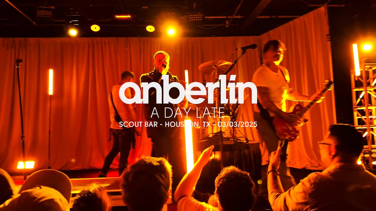 Anberlin - A Day Late (Live at Scout Bar, Houston, TX)