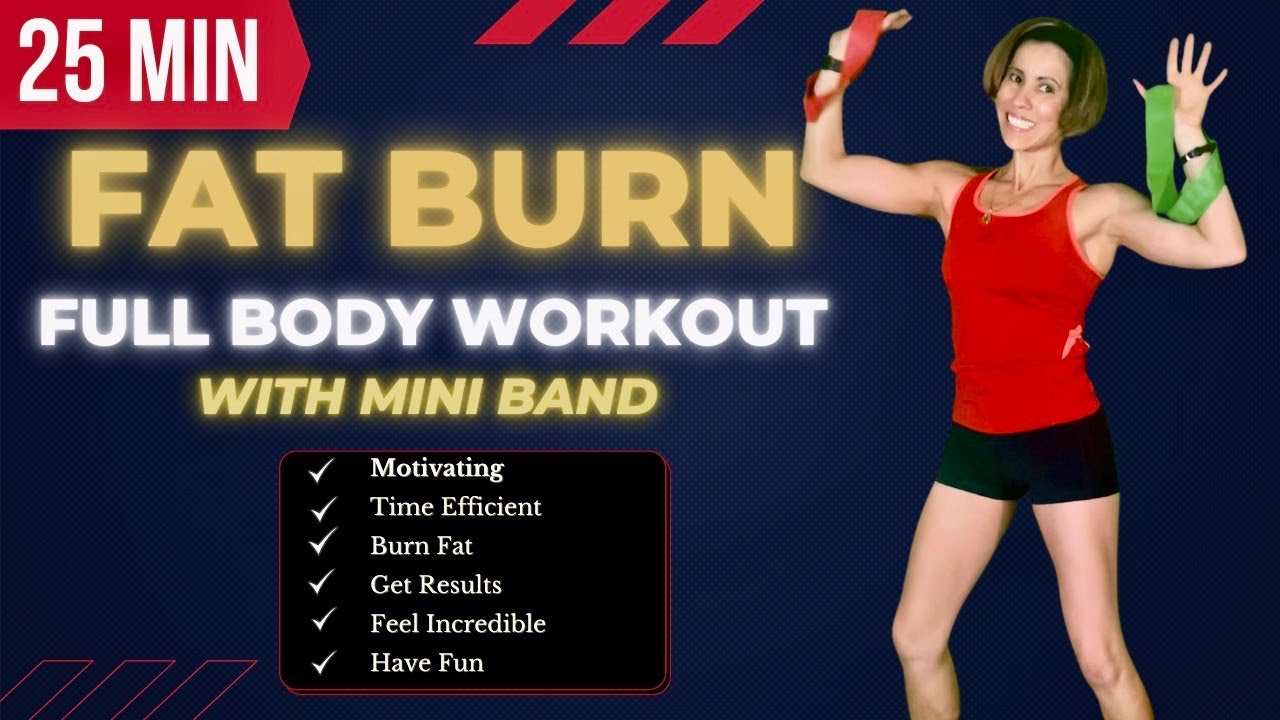25 Min Mini Band FAT BURN  Workout! Full Boy