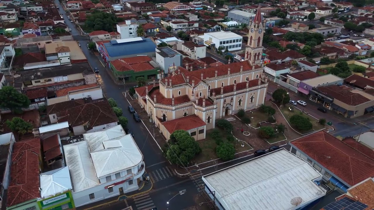 Igreja Matriz São Sebastião cidade Igarapava Interior Sp