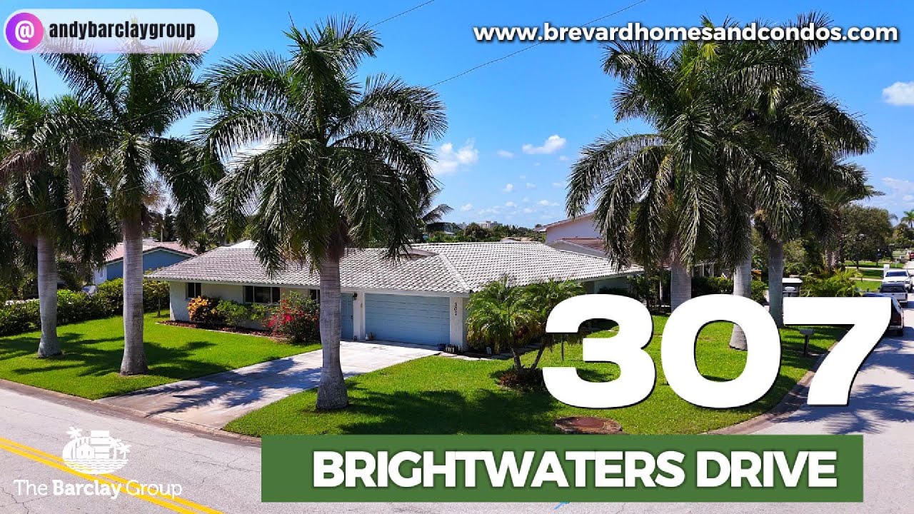 Video Tour | Cocoa Beach, FL Canal Front Home with Pool & Kayak Launch | 307 Brightwaters Drive