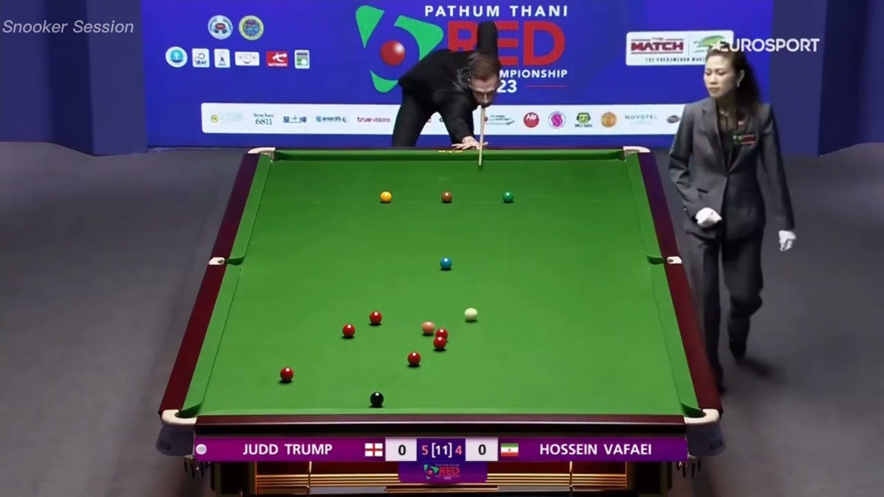 Judd Trump vs Hossein Vafaei Six Red World Championship Quarter Final | snookersession