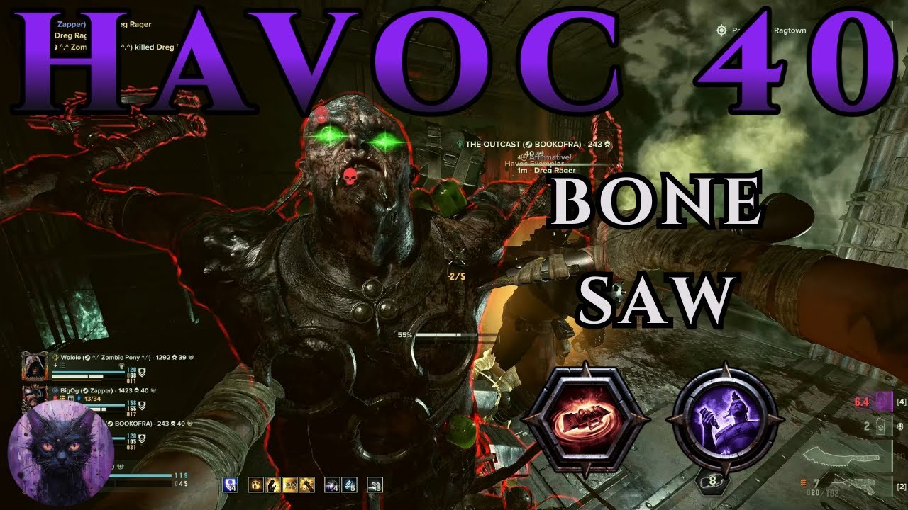 Hive Scum - Bone Saw & Needle Pistol | Havoc 40 Gameplay | Vigil Station | Darktide