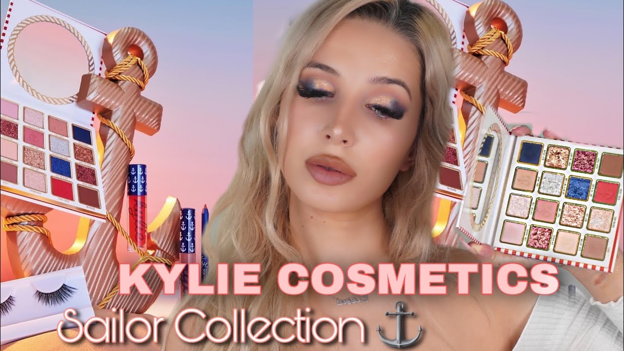 @KylieCosmetics  Sailor Collection | trying and glam make up | ellene pei