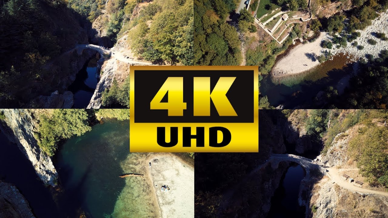 PONT DU DIABLE - THUEYTS (Ard&egrave;che) - FILME PAR DRONE EN 4K - (septembre 2019)