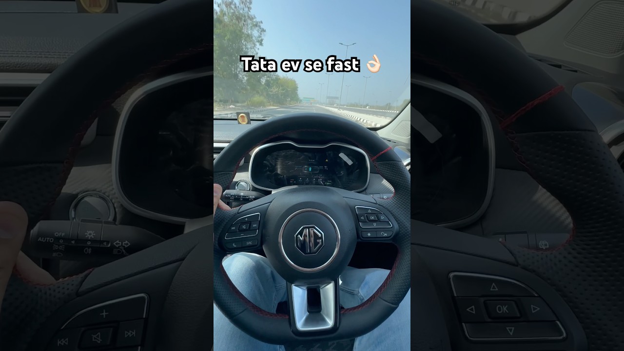 Speed test of MG ZS EV. #ashishshokeen #mg #mgzsev #tata #nexonevmax #cretaev #electriccar #