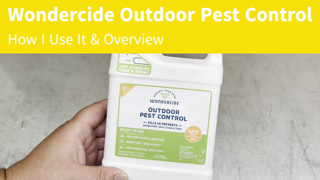 Wondercide Pet Safe Natural Outdoor Pest Control Review & Tips for Use