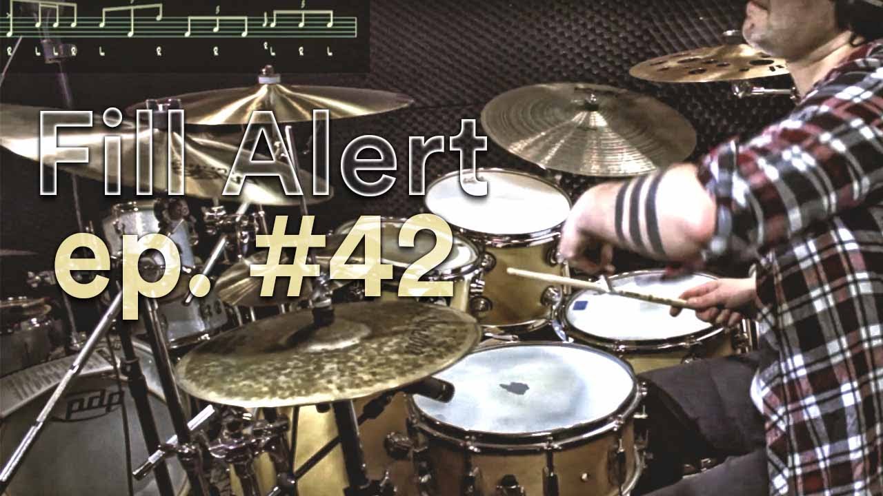 One Minute drum lessons: Fill Alert Ep.42