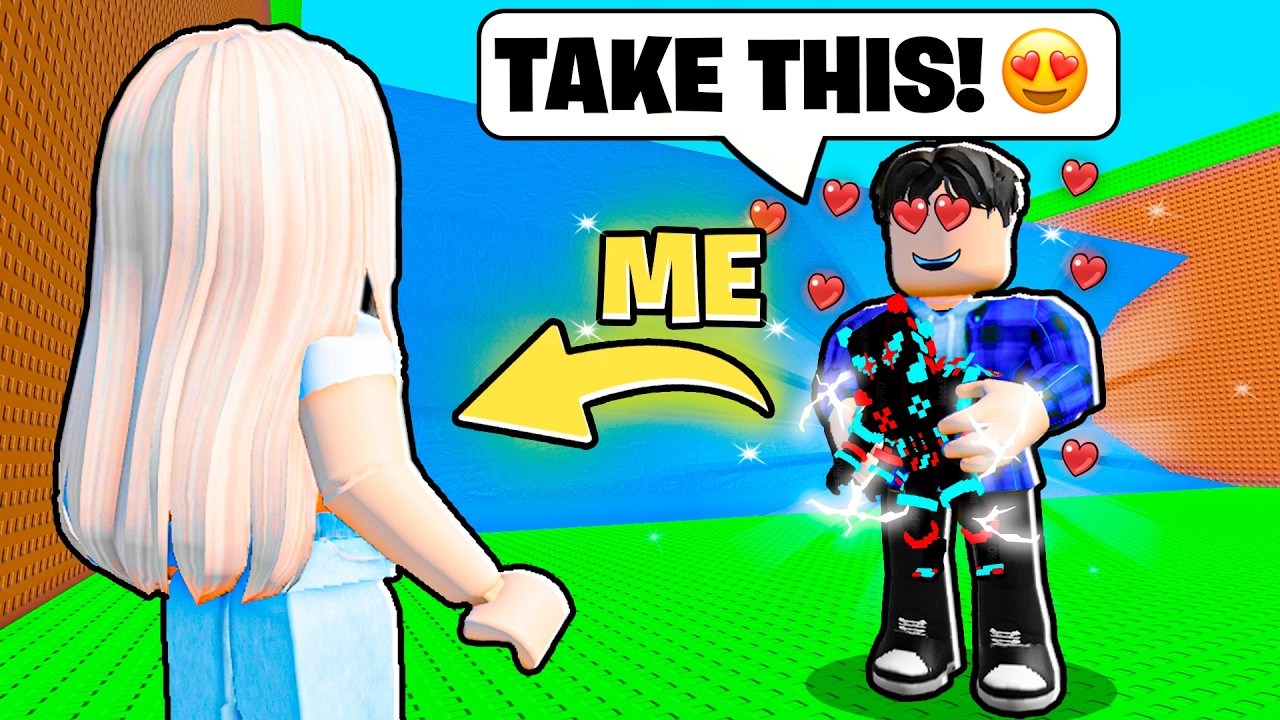 I Pretended To Be An E-Girl, and Then Got Brainrots in Escape Tsunami For Brainrots!