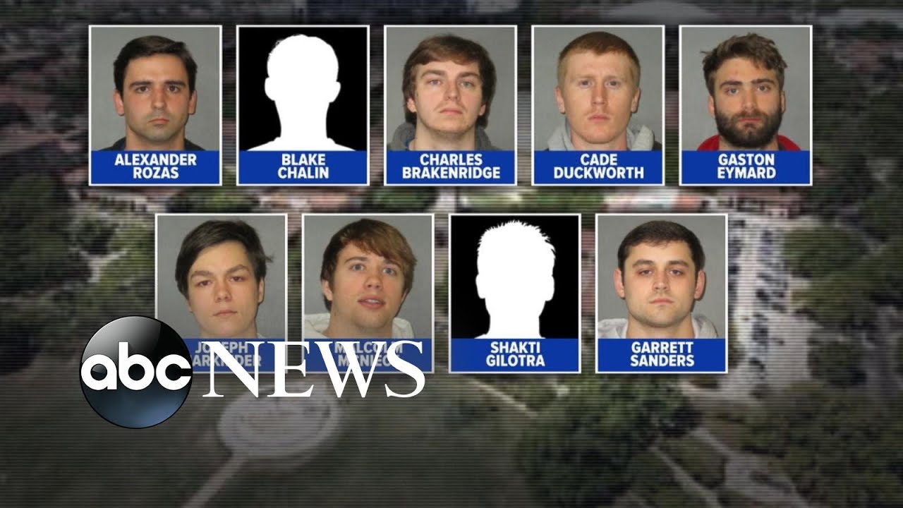 9 fraternity members face charges for hazing