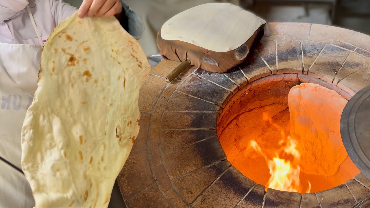 Thousands of Lavash Baked Daily in a Local Turkish Tandoor Bakery