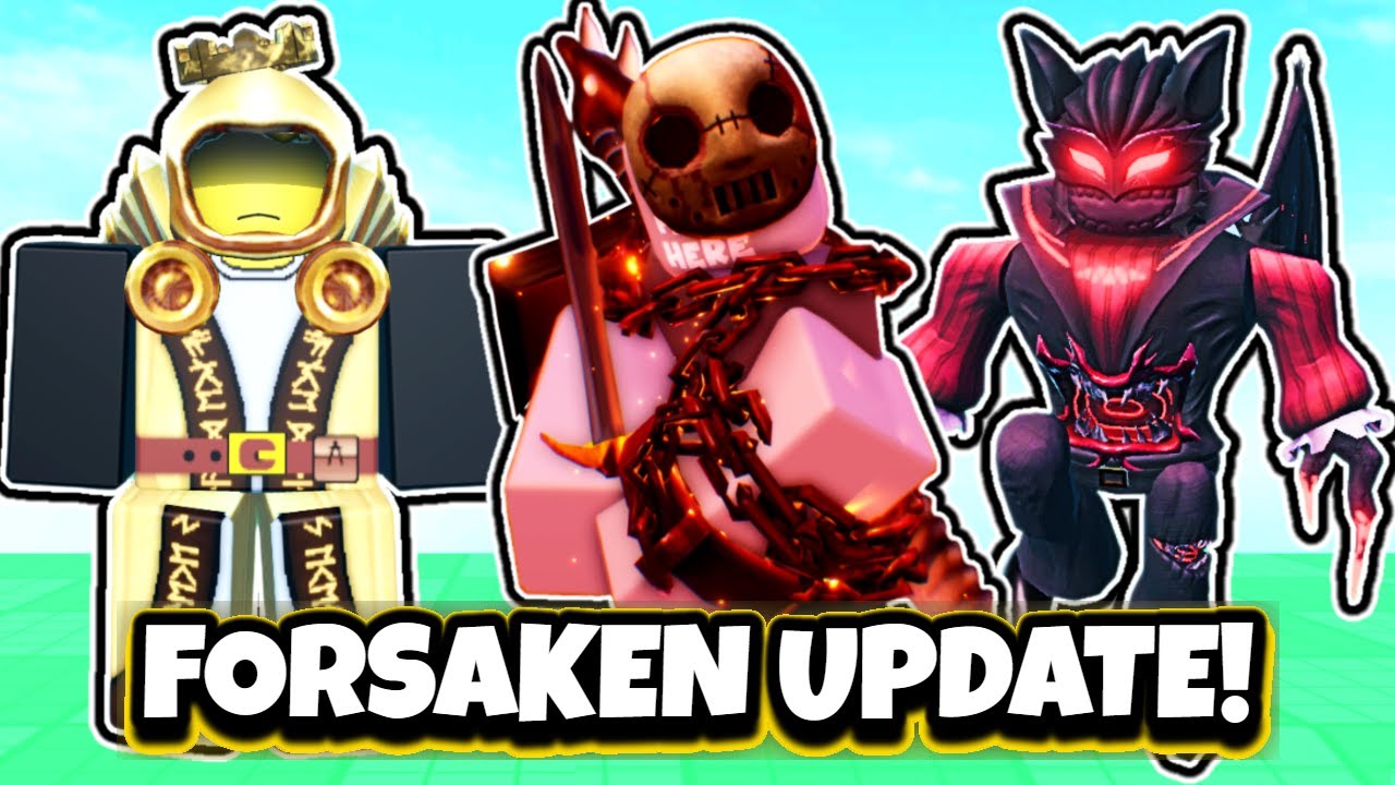 Forsaken Update | Yourself Slasher, Christmas Skins, Cosplay Skins, Golden Skin Animations & More!