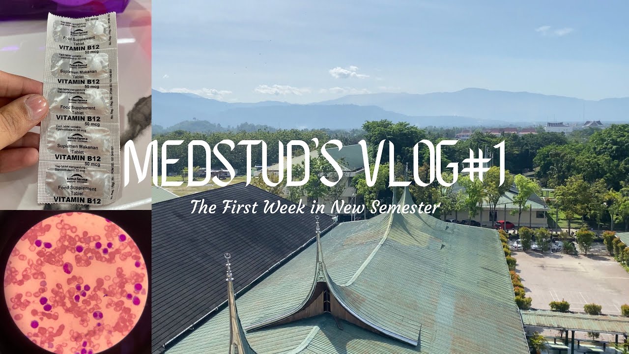 🇮🇩 MedStud&rsquo;s Vlog#1 | the first week in new semester✨[ENG/INDO SUB]