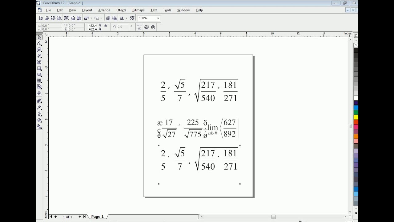 Type Math Equations in CorelDraw |mathtype for coreldraw |math in coreldraw |mathematics