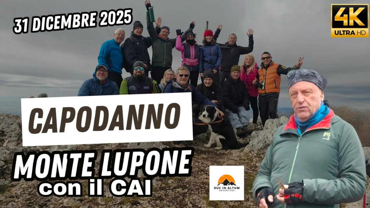CAPODANNO A MONTE LUPONE  CON IL CAI: 31 DICEMBRE 2025 